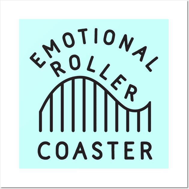 Emotional Roller Coaster Wall Art by TroubleMuffin